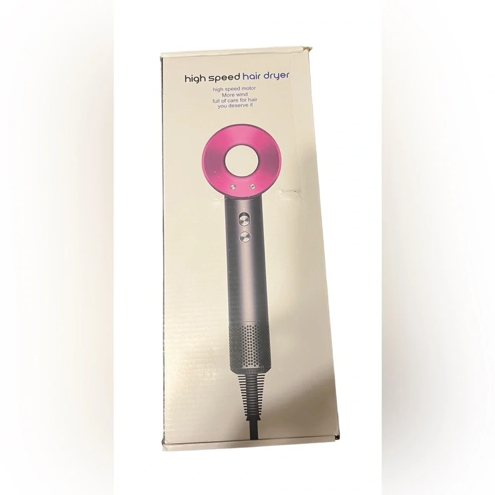 High Speed Fast Drying Hair Dryer - Black
